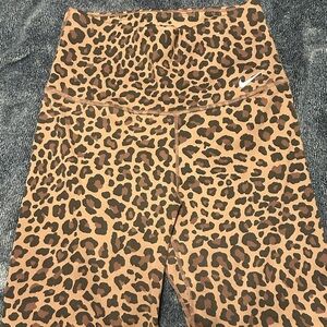 Nike Leopard Print Bike Shorts